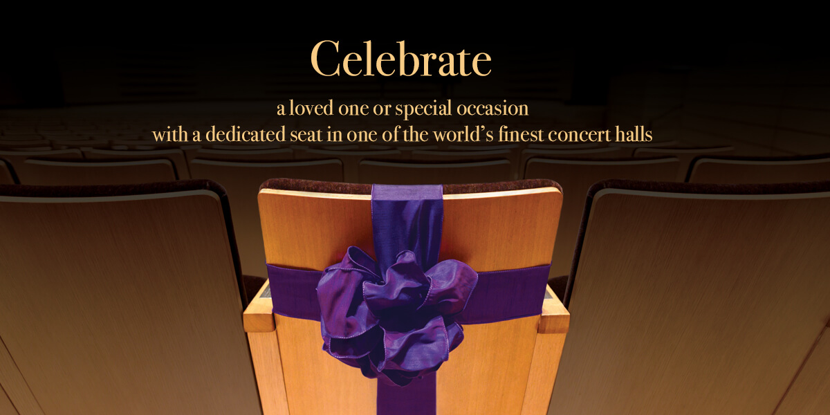 Name a Seat - Koerner Hall